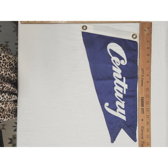 18" Century Burgee Pennant Nautical Boat Flag (1951-1956) Skipper Rudy Nylon - Picture 4 of 8